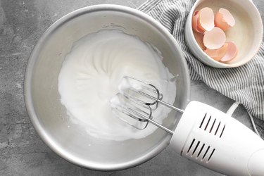 Beat egg whites