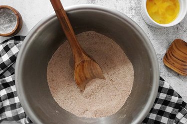 Combine dry ingredients