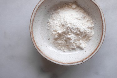 Set the flour aside and into a bowl for coating.