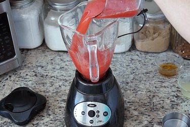 return juice to blender