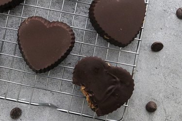 Peanut butter heart cups