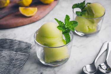 Homemade Honeydew Sorbet Recipe