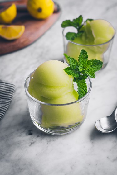 Homemade Honeydew Sorbet Recipe