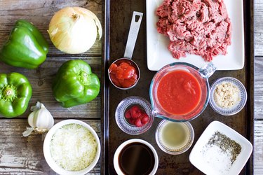 Sloppy Joe Stuffed Peppers