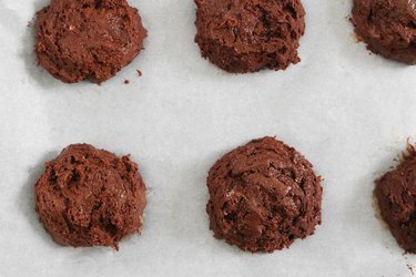 Scoop batter onto baking sheet