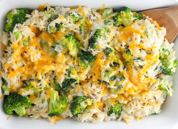 Make-Ahead Cheesy Broccoli Rice Casserole