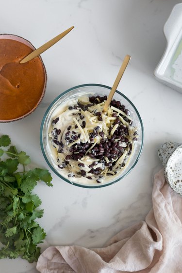 Stir together the filling ingredients until evenly combined.