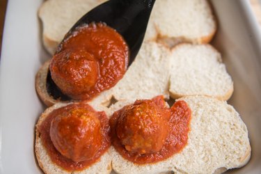 Mozzarella Meatball Sliders Recipe