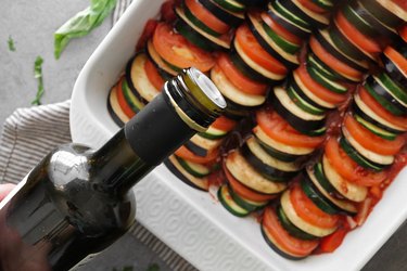 Drizzle balsamic vinegar