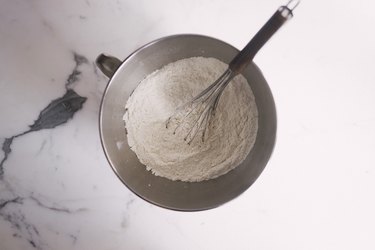 Whisk together the dry ingredients.