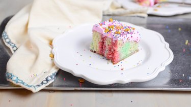 Unicorn Poke Cake