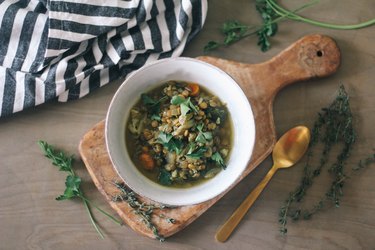 Detox lentil soup