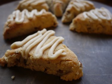 Gluten-free, low-carb maple pecan scones.