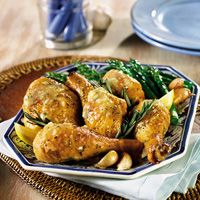 Chicken is ideal for a quick and delicious meal, like this tasty Greek chicken dish.