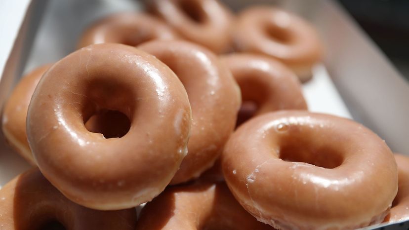 Fresh hot doughnuts from a Miami Krispy Kreme are seen in this 2016 shot. Joe Raedle/Getty Images