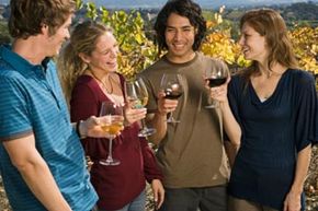 Even if you don't have access to a vineyard you can still enjoy a wine country party.