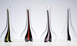 These decanters double as works of art when not in use.