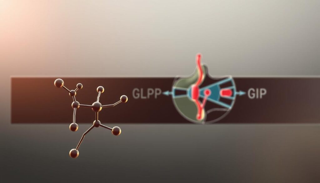Visual explanation of how the natural mounjaro recipe for weight loss contrasts with Mounjaro Tirzepatide mechanism.